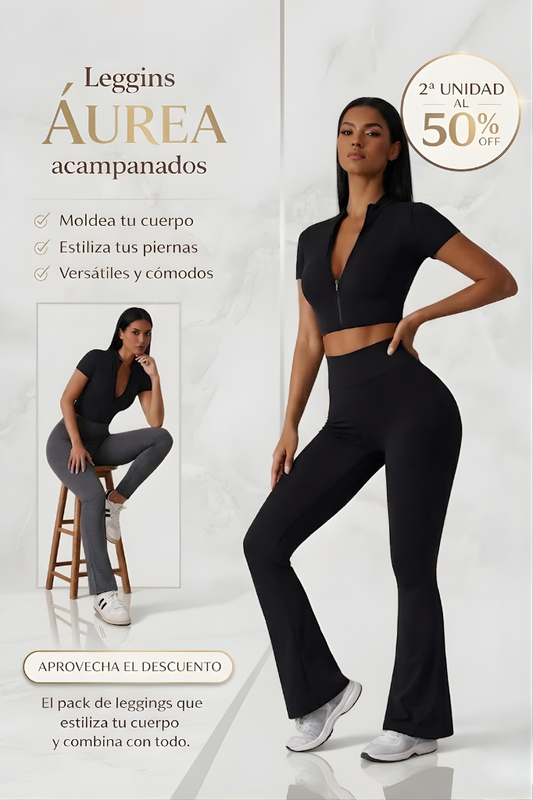 LEGGINS ÁUREA ACAMPANADOS™